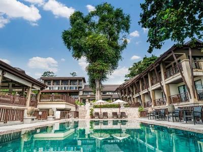 outdoor pool - hotel impiana chaweng noi - koh samui island, thailand