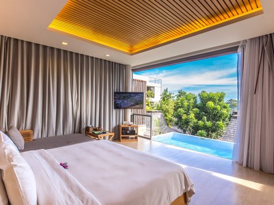 bedroom 5 - hotel baan haad ngam boutique resort - koh samui island, thailand