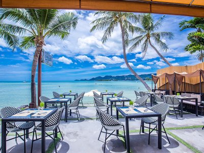 restaurant 1 - hotel baan haad ngam boutique resort - koh samui island, thailand