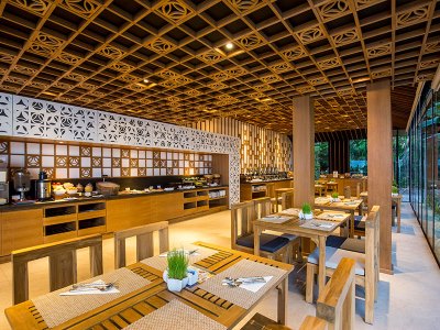 restaurant - hotel baan haad ngam boutique resort - koh samui island, thailand