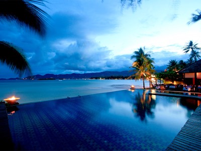 outdoor pool - hotel baan haad ngam boutique resort - koh samui island, thailand