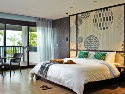 bedroom 1 - hotel sareeraya villas - koh samui island, thailand