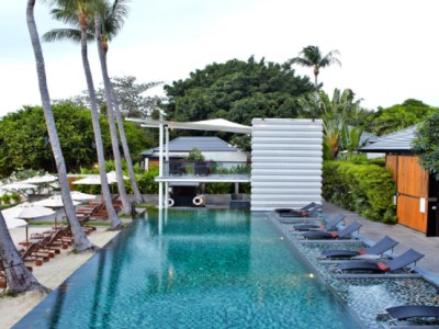 outdoor pool - hotel sareeraya villas - koh samui island, thailand