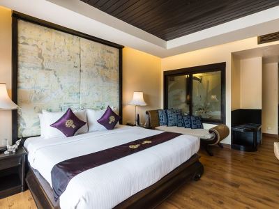 bedroom - hotel dara samui beach resort - koh samui island, thailand