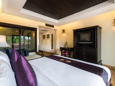 bedroom 1 - hotel dara samui beach resort - koh samui island, thailand