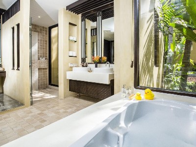 bathroom - hotel new star beach - koh samui island, thailand