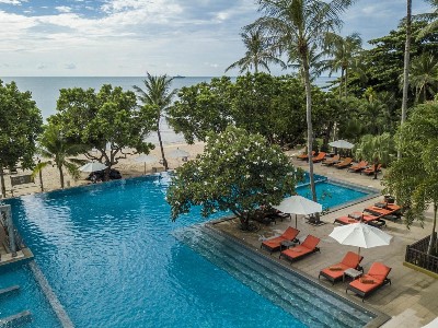 outdoor pool - hotel new star beach - koh samui island, thailand
