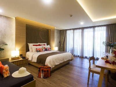bedroom 2 - hotel new star beach - koh samui island, thailand
