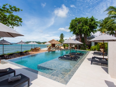 outdoor pool - hotel rocky's boutique resort - koh samui island, thailand