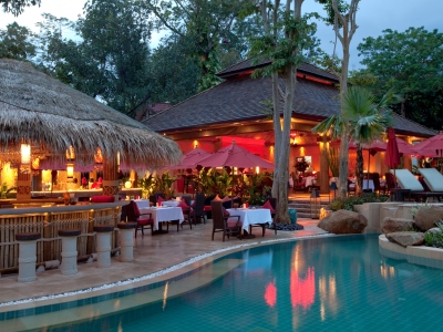 restaurant 1 - hotel rocky's boutique resort - koh samui island, thailand