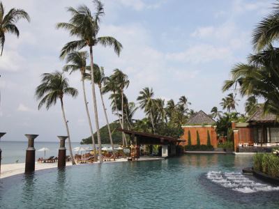 outdoor pool - hotel mai samui beach - koh samui island, thailand