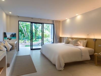 bedroom 1 - hotel paradise beach resort samui - koh samui island, thailand