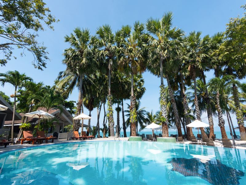 outdoor pool 3 - hotel paradise beach resort samui - koh samui island, thailand