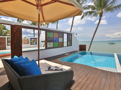 outdoor pool 1 - hotel the privilege hotel ezra beach club - koh samui island, thailand