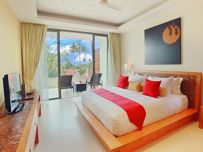bedroom 1 - hotel beach republic - koh samui island, thailand
