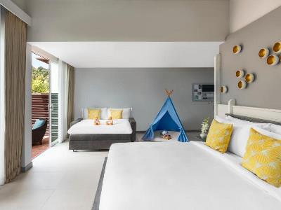 bedroom 2 - hotel avani+ samui - koh samui island, thailand