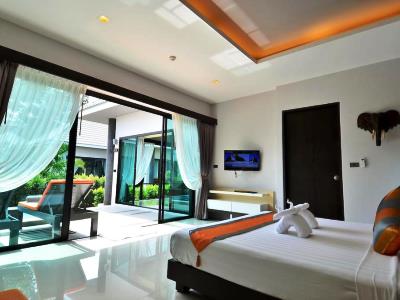 bedroom 1 - hotel chaweng noi pool villa - koh samui island, thailand