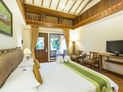 bedroom 1 - hotel chaba cabana beach resort - koh samui island, thailand