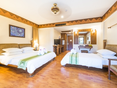 bedroom 5 - hotel chaba cabana beach resort - koh samui island, thailand