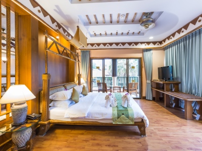 bedroom 7 - hotel chaba cabana beach resort - koh samui island, thailand