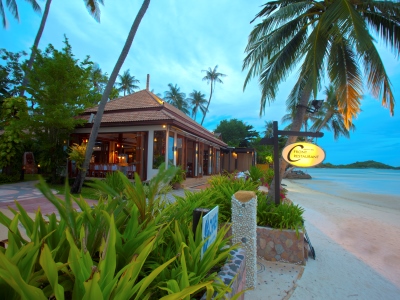 restaurant - hotel chaba cabana beach resort - koh samui island, thailand
