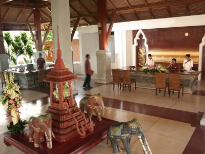 lobby - hotel muang samui spa - koh samui island, thailand