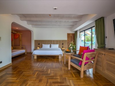 junior suite - hotel baan samui resort - koh samui island, thailand