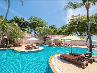 outdoor pool 2 - hotel baan samui resort - koh samui island, thailand