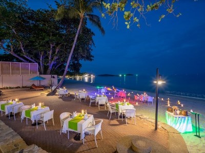 restaurant - hotel baan samui resort - koh samui island, thailand