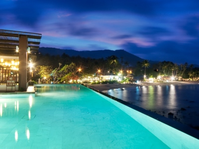 outdoor pool 1 - hotel sarann - koh samui island, thailand
