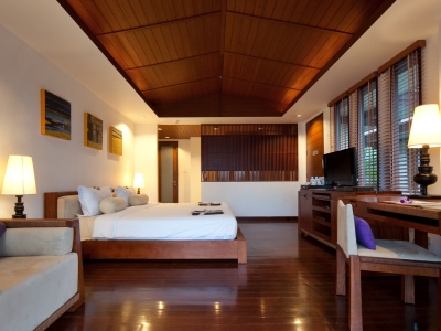 bedroom 1 - hotel sarann - koh samui island, thailand