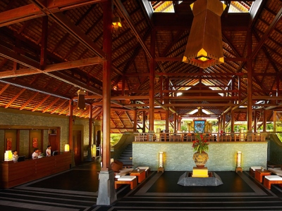 lobby - hotel nora buri resort - koh samui island, thailand