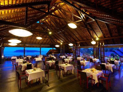 restaurant - hotel nora buri resort - koh samui island, thailand