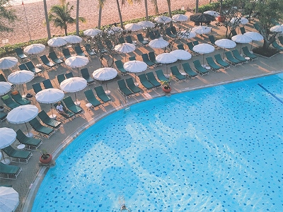 outdoor pool - hotel regent chalet, hua hin - cha am, thailand