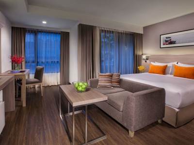 bedroom 2 - hotel citadines grand central sri racha - chonburi, thailand