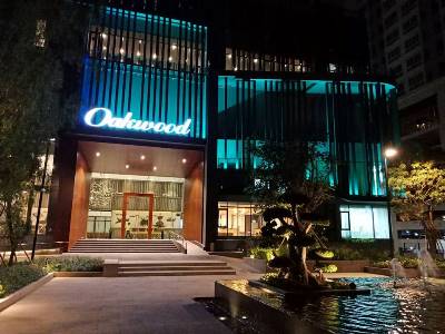 exterior view 3 - hotel oakwood hotel and residence sri racha - chonburi, thailand