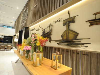 lobby 2 - hotel oakwood hotel and residence sri racha - chonburi, thailand