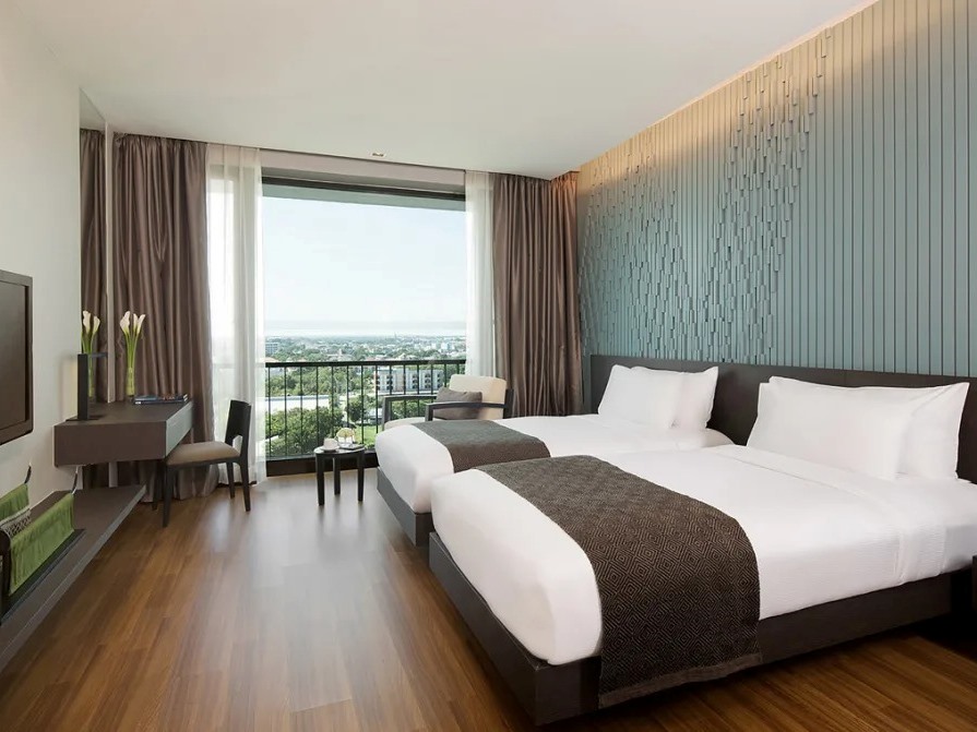 bedroom 2 - hotel avani khon kaen and convention centre - khon kaen, thailand