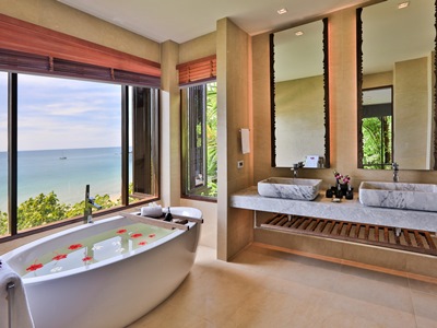 bathroom - hotel pimalai resort and spa - koh lanta, thailand