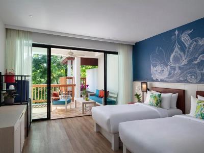 bedroom 1 - hotel avani+ koh lanta krabi resort - koh lanta, thailand