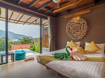 bedroom 3 - hotel alama sea village resort - koh lanta, thailand