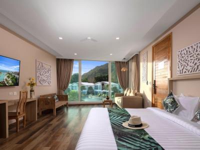 bedroom - hotel vannee golden sands - koh pha ngan, thailand