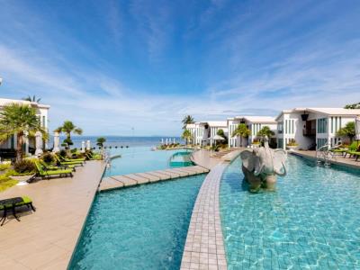 outdoor pool - hotel vannee golden sands - koh pha ngan, thailand