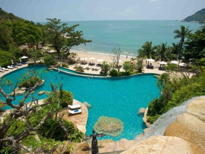 outdoor pool - hotel santhiya koh phangan resort and spa - koh pha ngan, thailand
