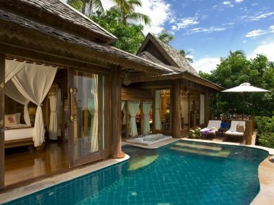 outdoor pool 3 - hotel santhiya koh phangan resort and spa - koh pha ngan, thailand