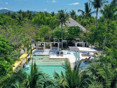 outdoor pool - hotel summer luxury beach resort and spa - koh pha ngan, thailand
