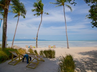 beach 1 - hotel lime n soda beachfront resort - koh pha ngan, thailand