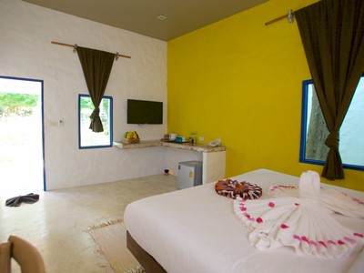 bedroom 6 - hotel lime n soda beachfront resort - koh pha ngan, thailand