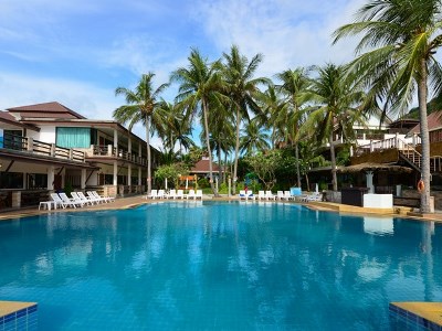 outdoor pool - hotel phangan bayshore resort - koh pha ngan, thailand