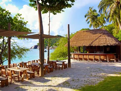 bar - hotel haad tien beach resort - koh tao, thailand